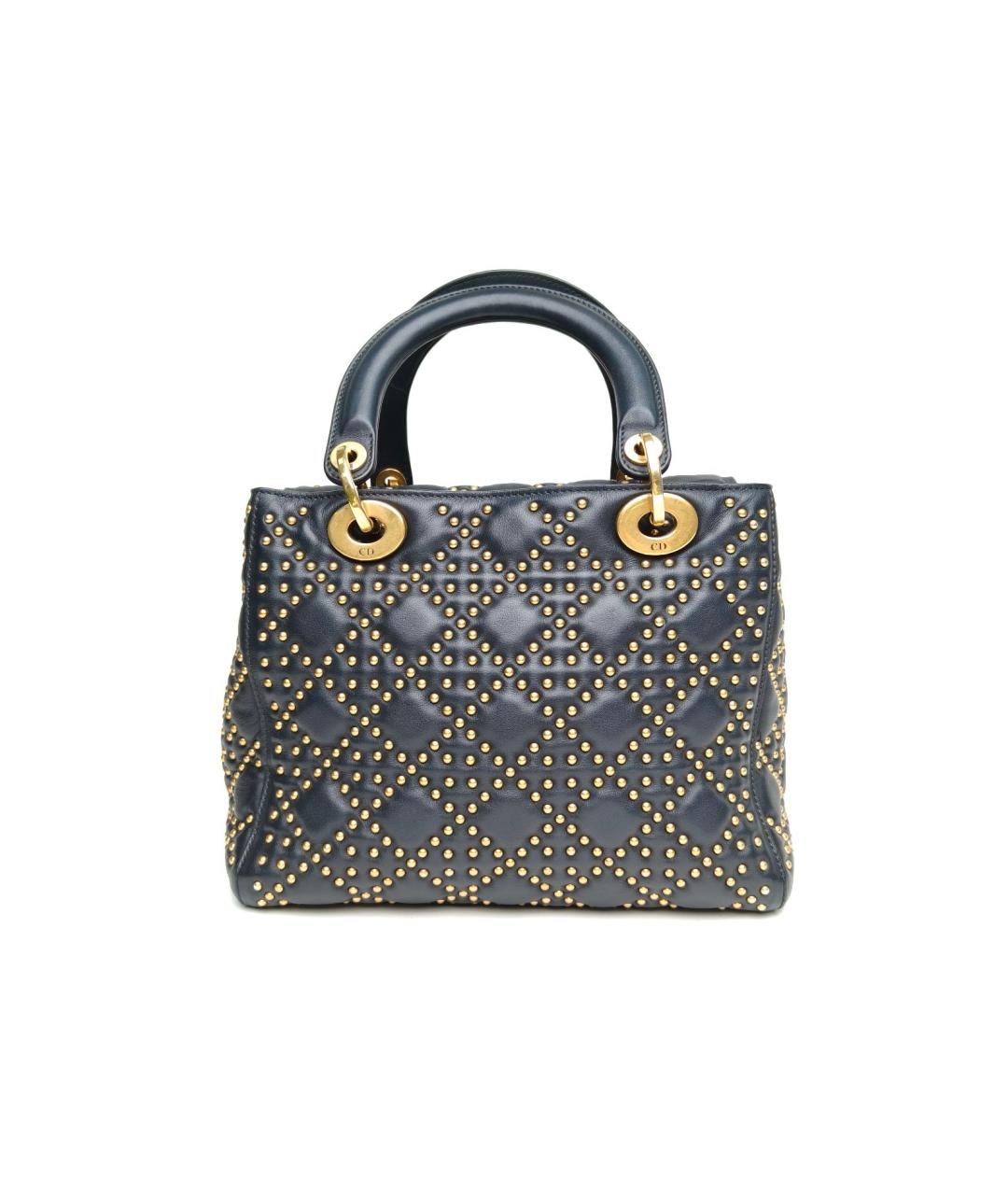 CHRISTIAN DIOR Черная кожаная сумка через плечо, фото 4