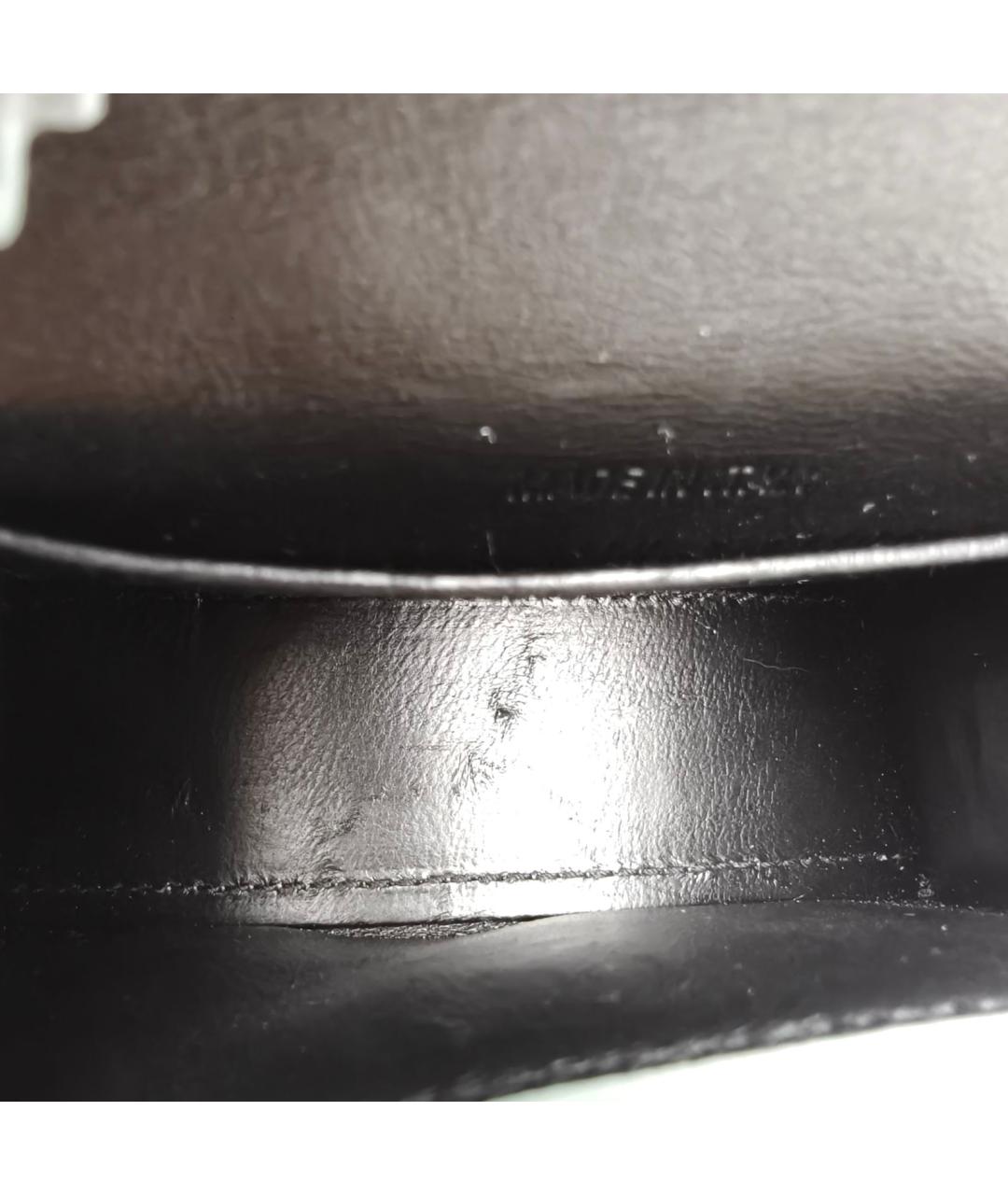 BALENCIAGA Серебряная кожаная сумка через плечо, фото 8