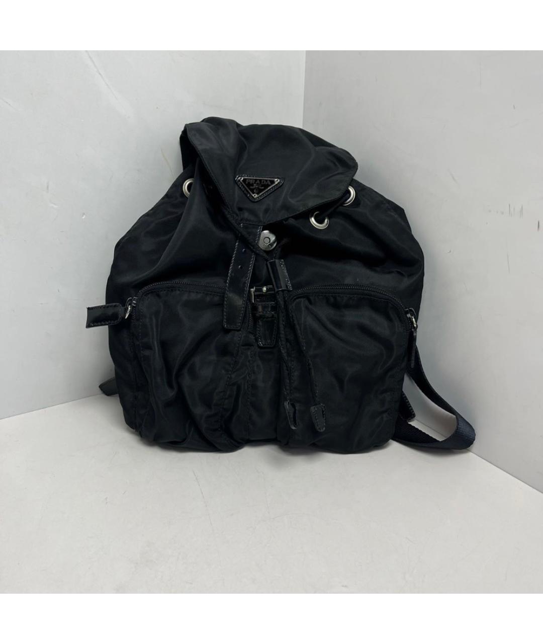 PRADA Черный рюкзак, фото 9