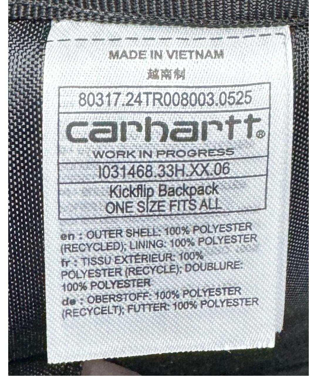 CARHARTT WIP Коричневый рюкзак, фото 6