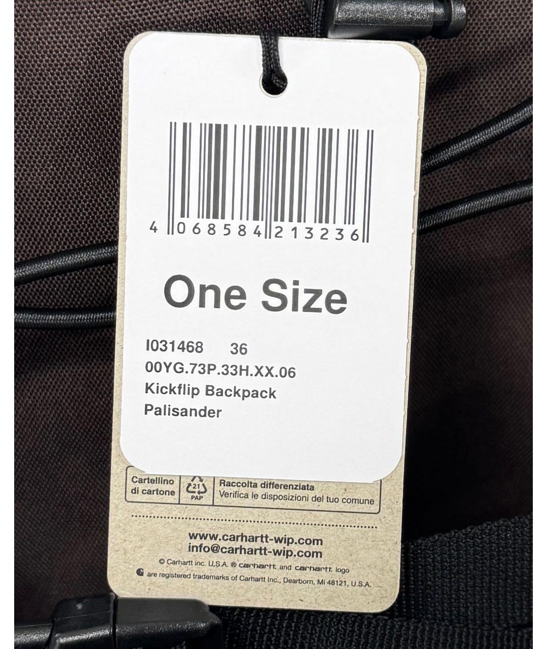 CARHARTT WIP Коричневый рюкзак, фото 5