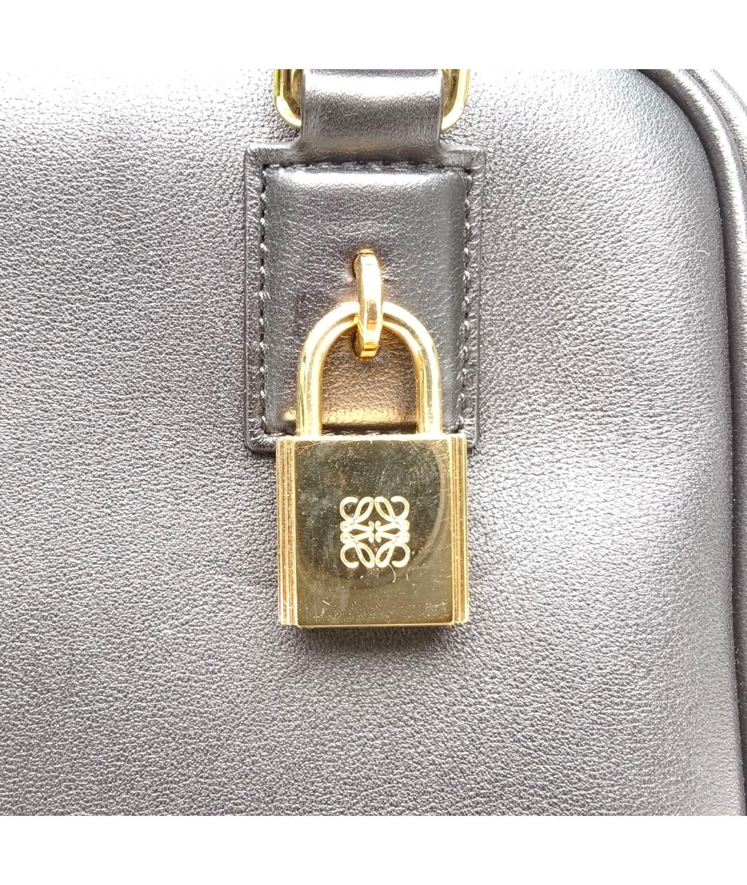 LOEWE Черная кожаная сумка через плечо, фото 7