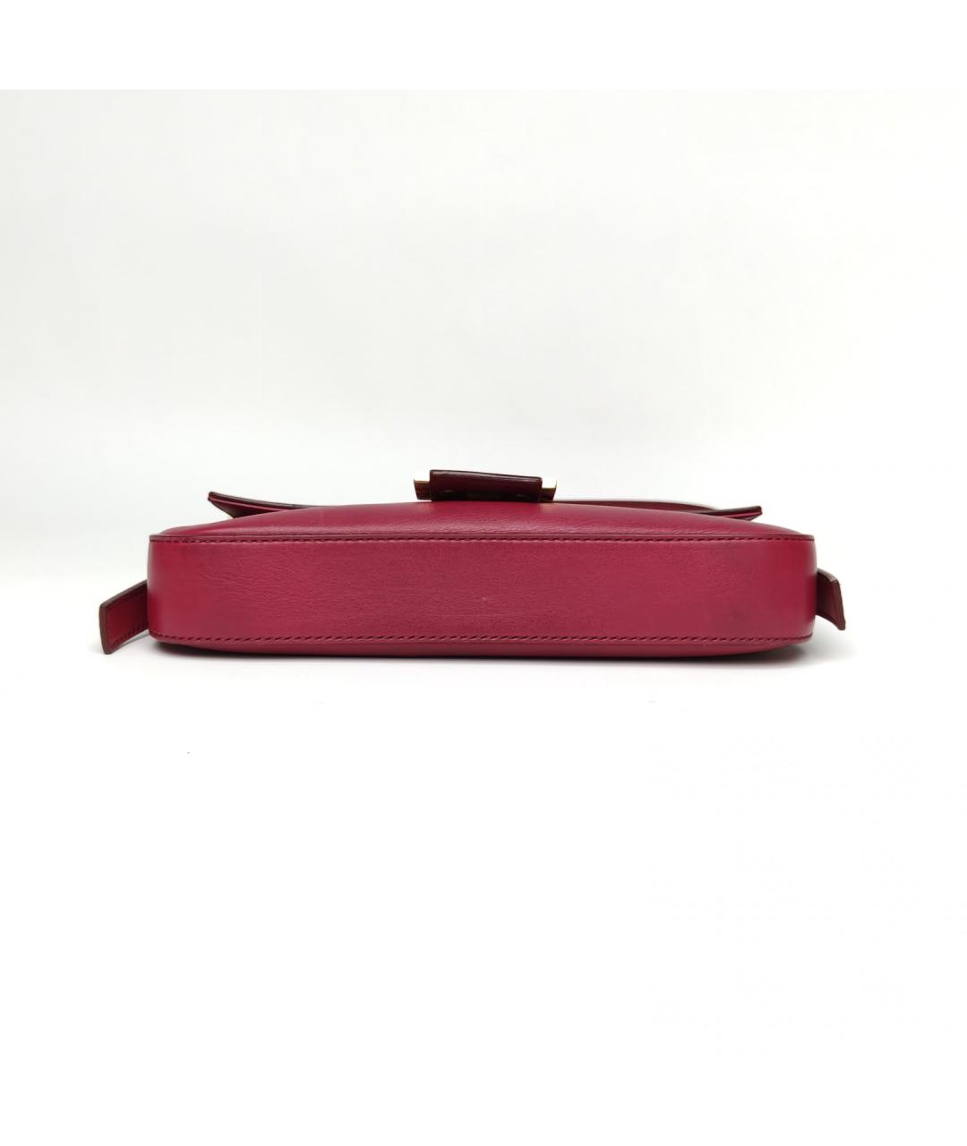 FENDI Розовая кожаная сумка через плечо, фото 6