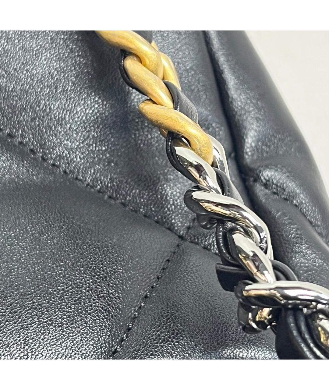 CHANEL Черная кожаная сумка через плечо, фото 2