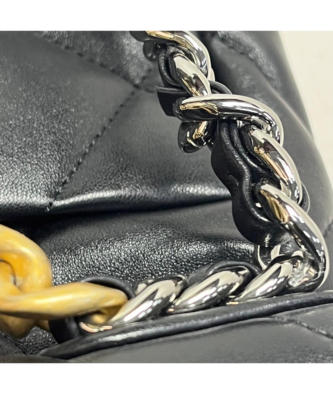 CHANEL Черная кожаная сумка через плечо, фото 5