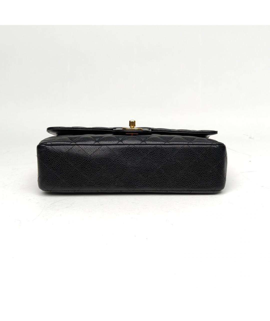 CHANEL Черная кожаная сумка через плечо, фото 6