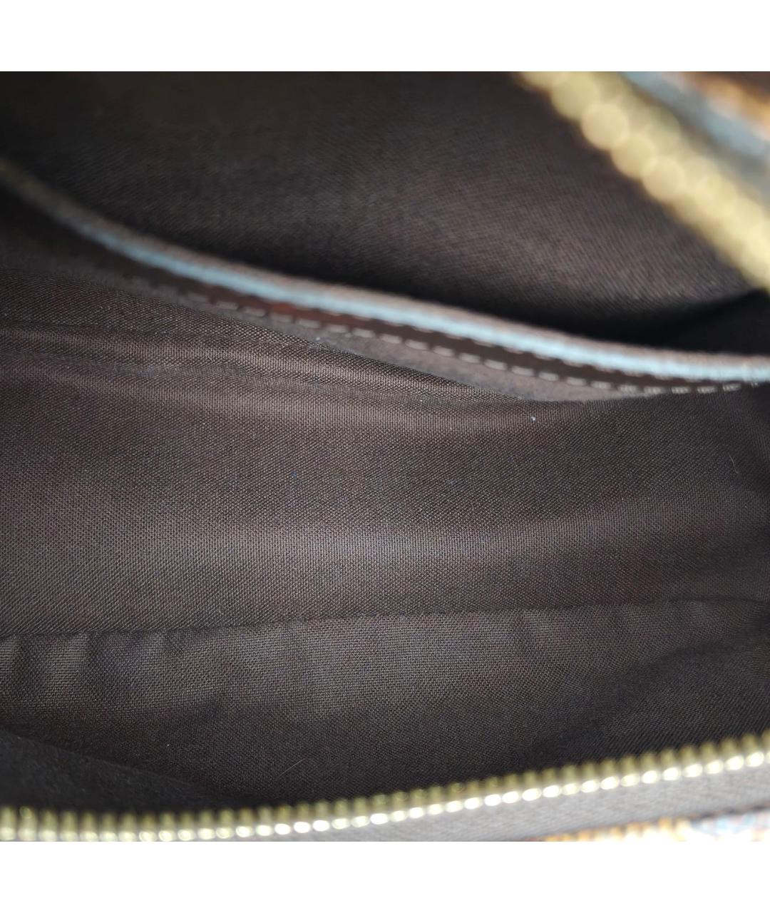 LOUIS VUITTON Коричневая сумка через плечо, фото 7