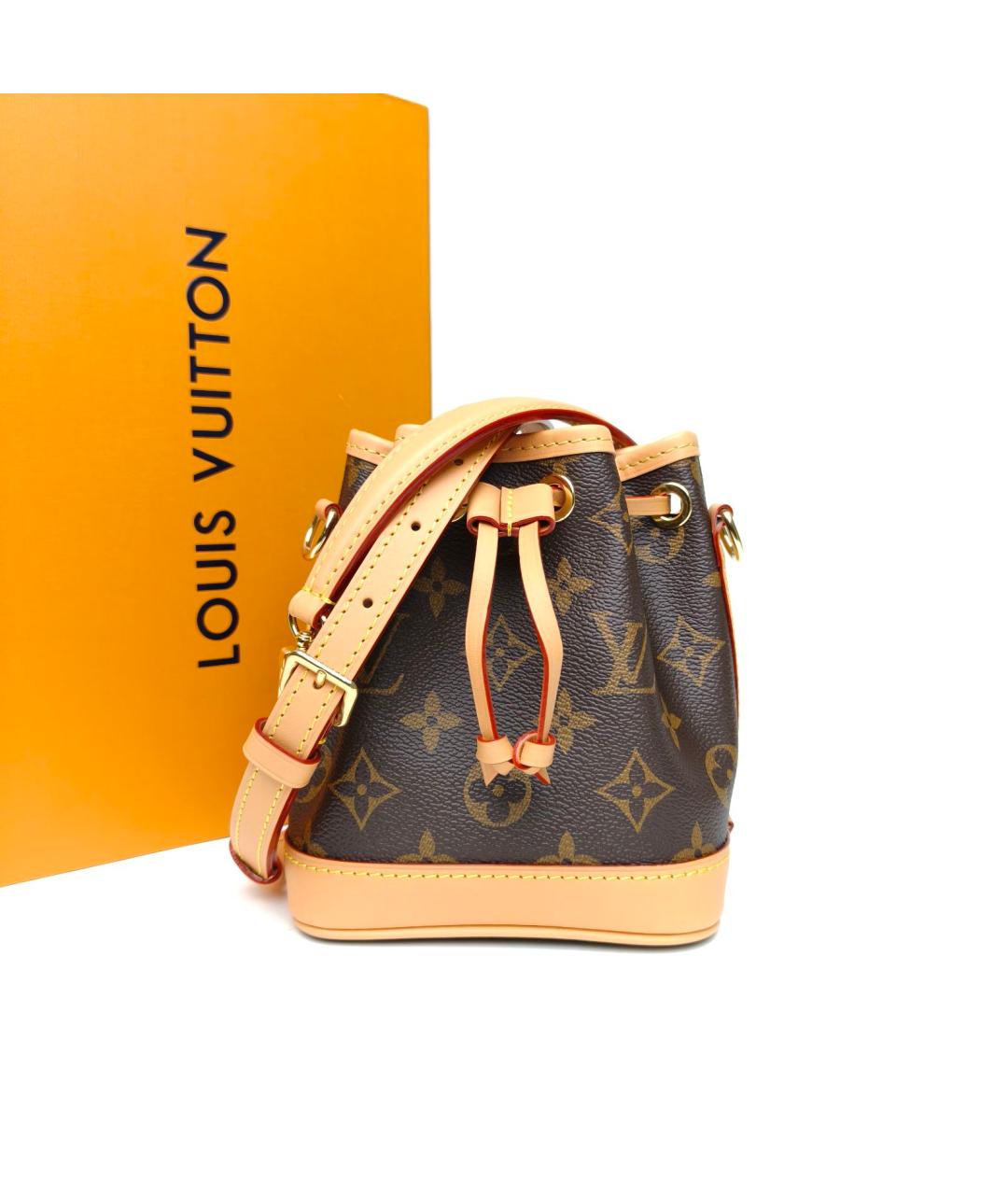 LOUIS VUITTON Коричневая сумка через плечо, фото 8