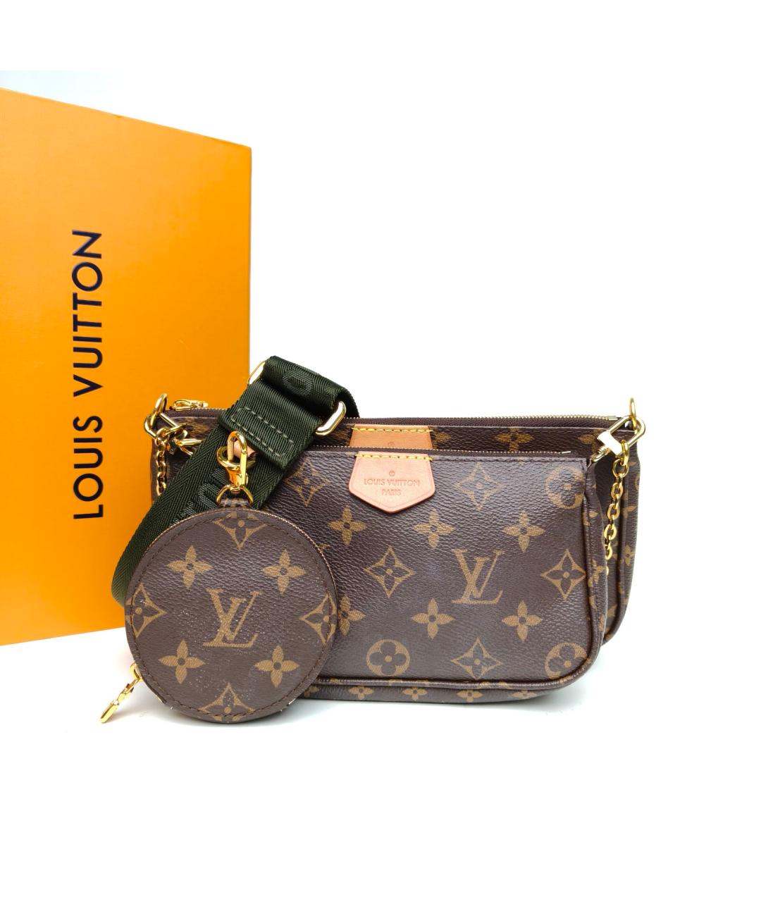 LOUIS VUITTON Коричневая сумка через плечо, фото 8