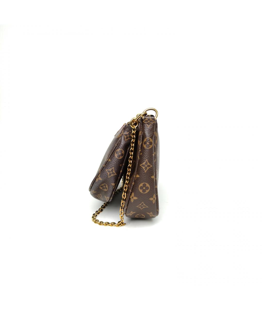 LOUIS VUITTON Коричневая сумка через плечо, фото 3