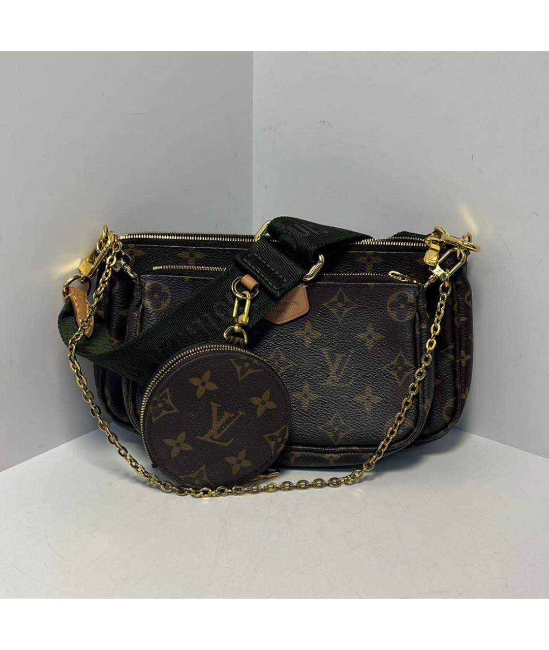 LOUIS VUITTON Коричневая сумка через плечо, фото 9