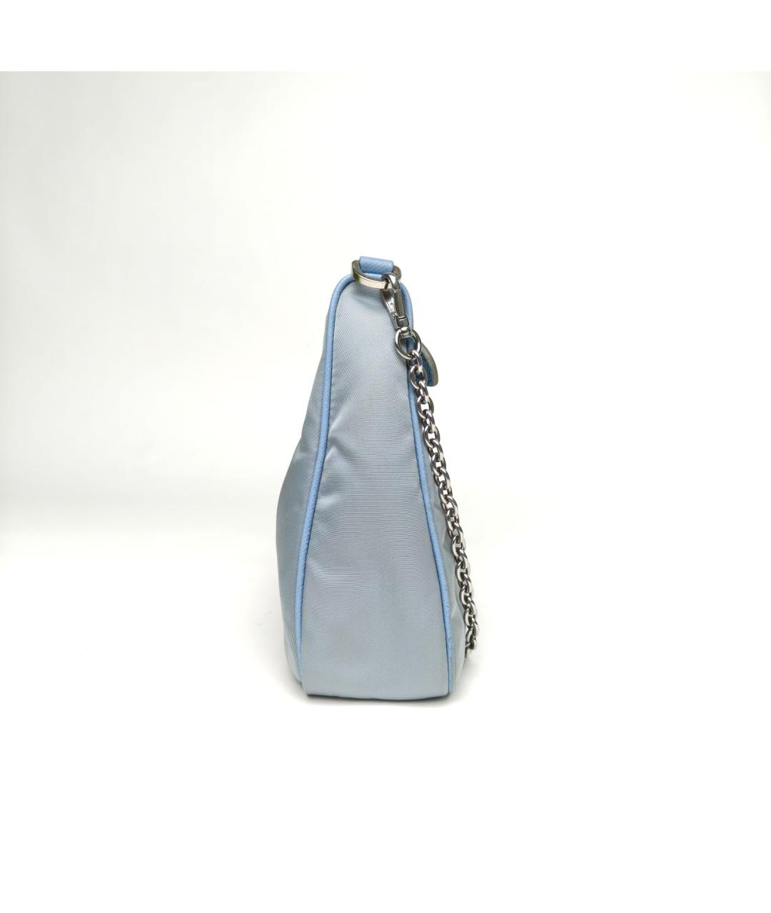 PRADA Голубая сумка через плечо, фото 5