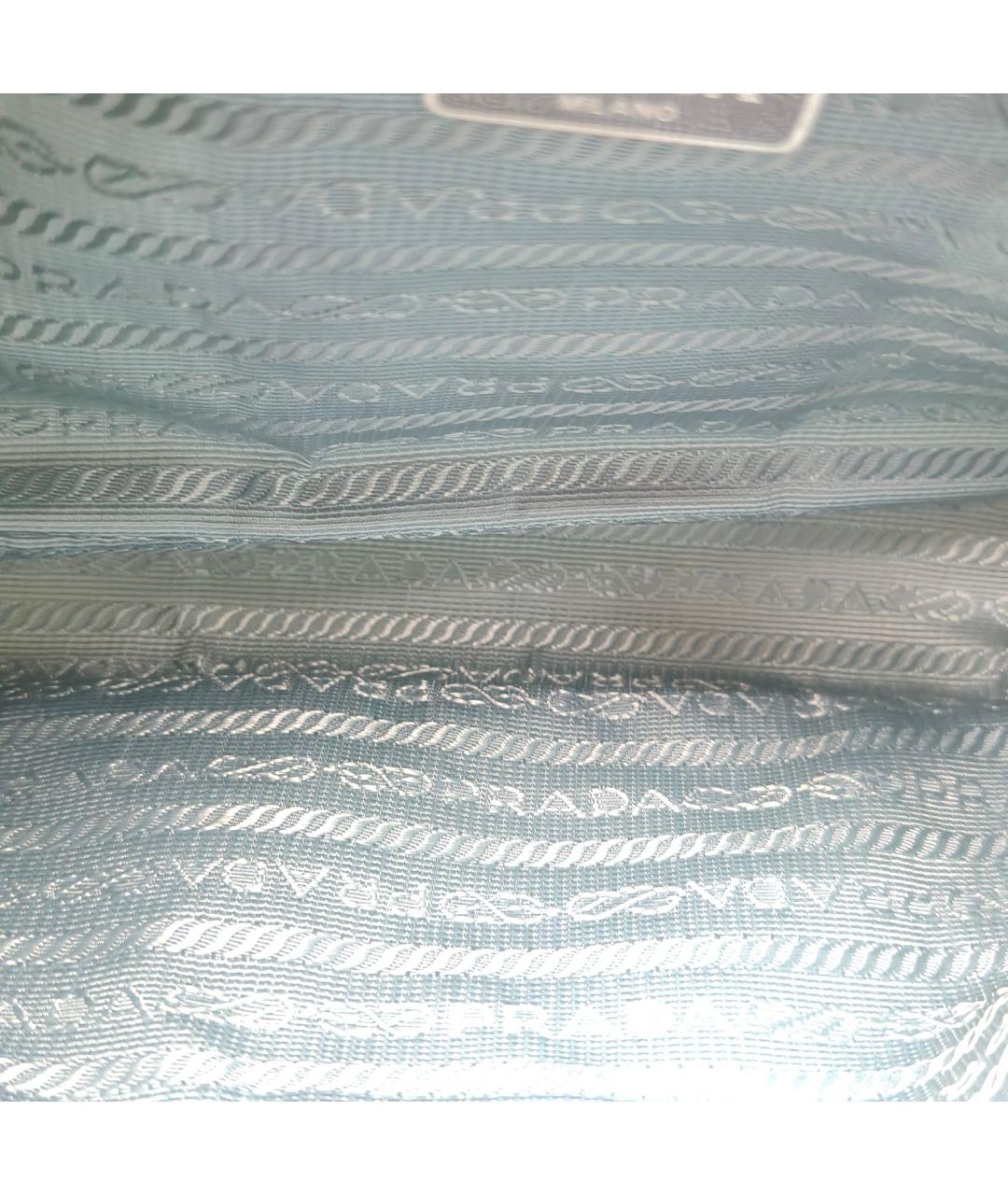 PRADA Голубая сумка через плечо, фото 8