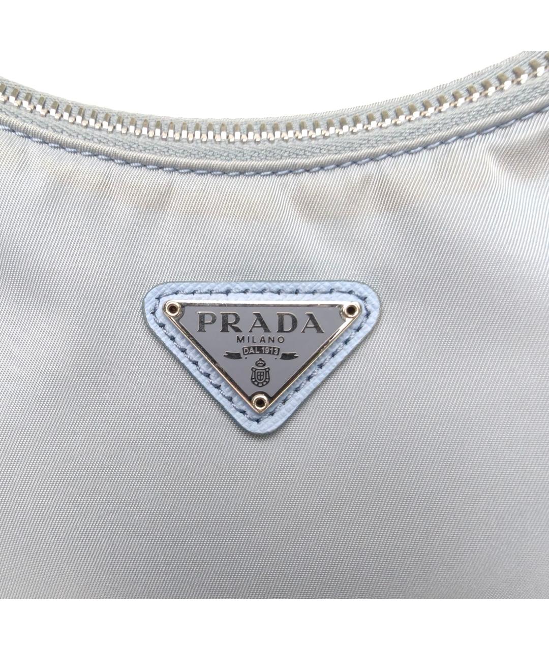 PRADA Голубая сумка через плечо, фото 7