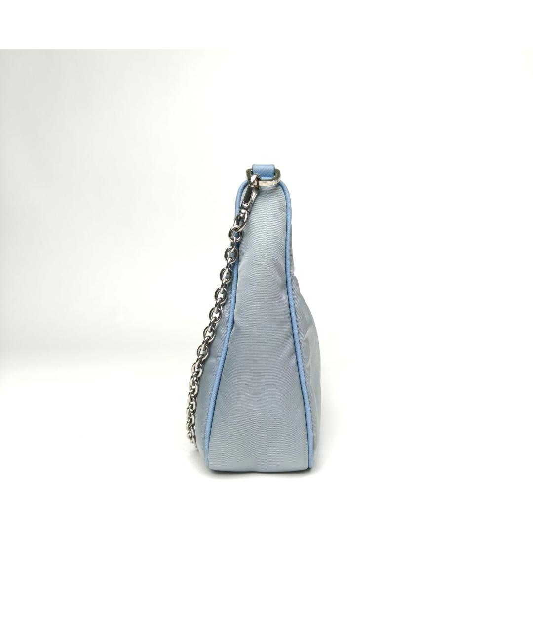 PRADA Голубая сумка через плечо, фото 3