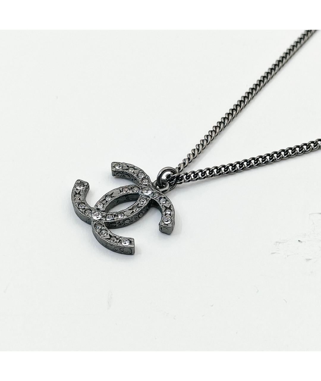 CHANEL Серебряная металлическая подвеска, фото 4