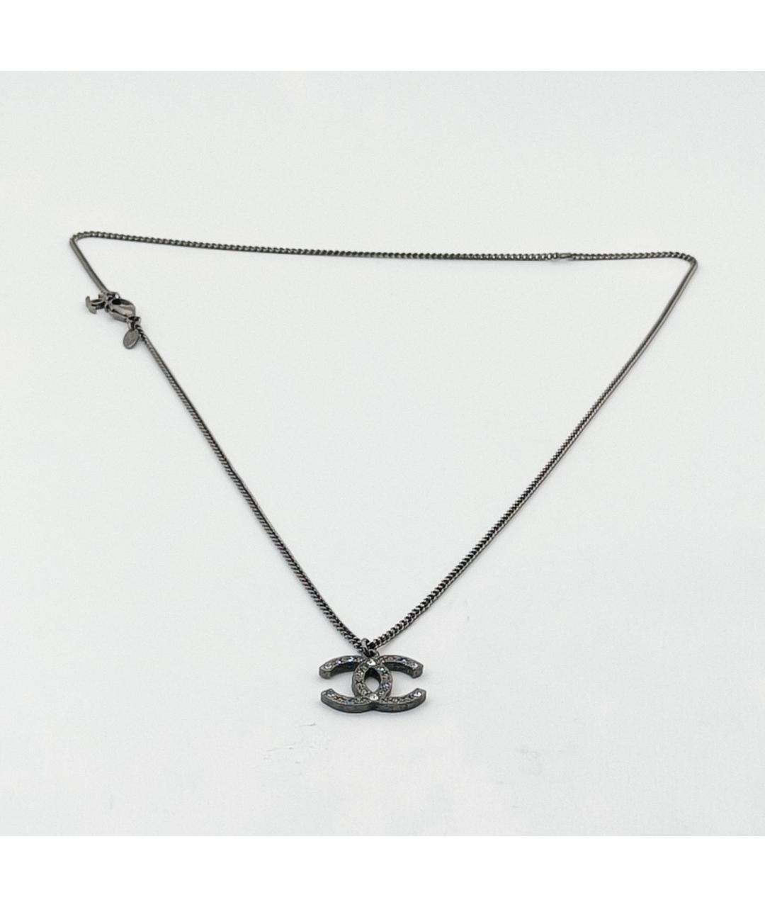CHANEL Серебряная металлическая подвеска, фото 7
