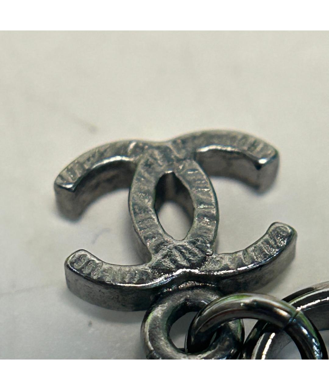 CHANEL Серебряная металлическая подвеска, фото 9