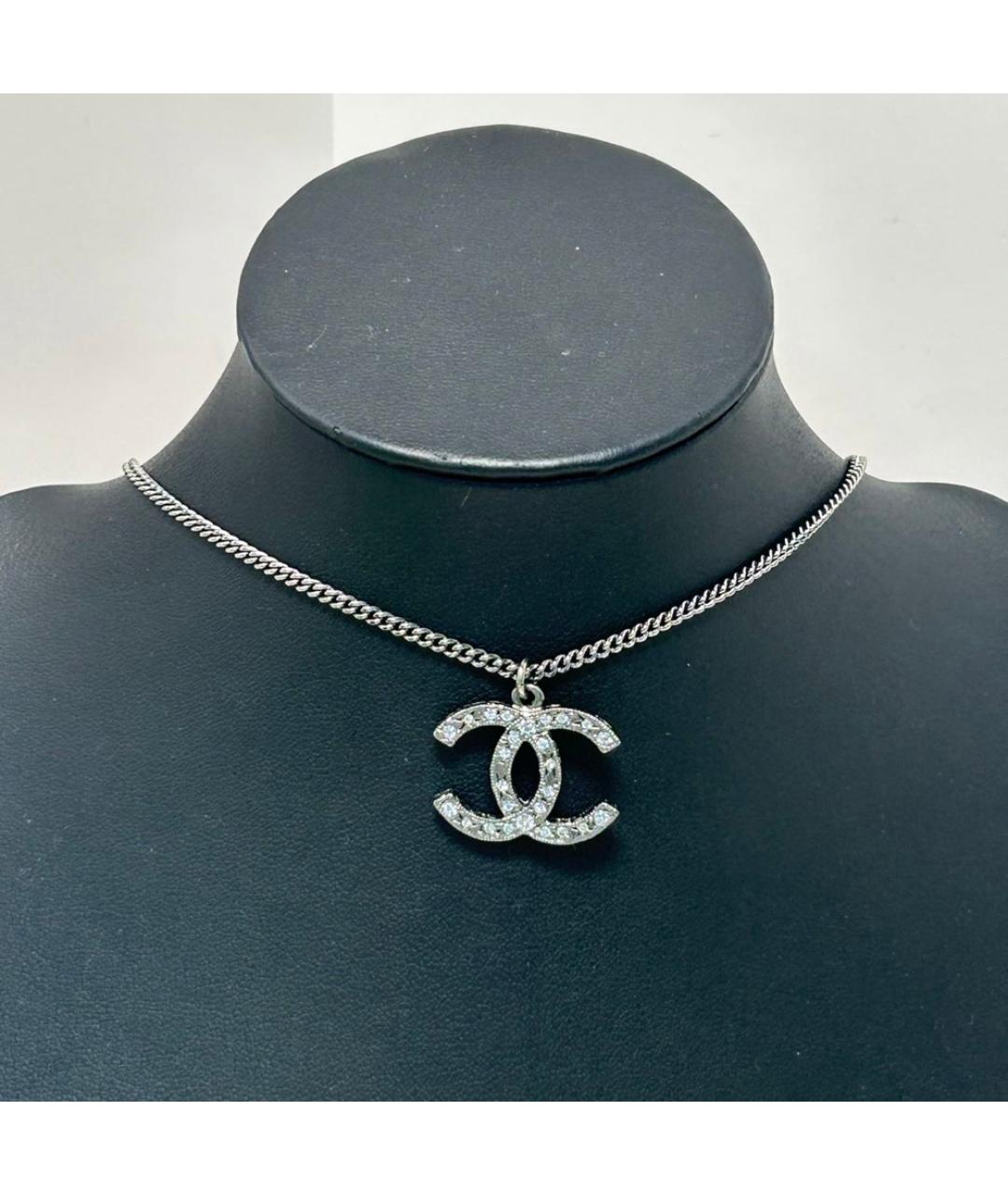 CHANEL Серебряная металлическая подвеска, фото 8