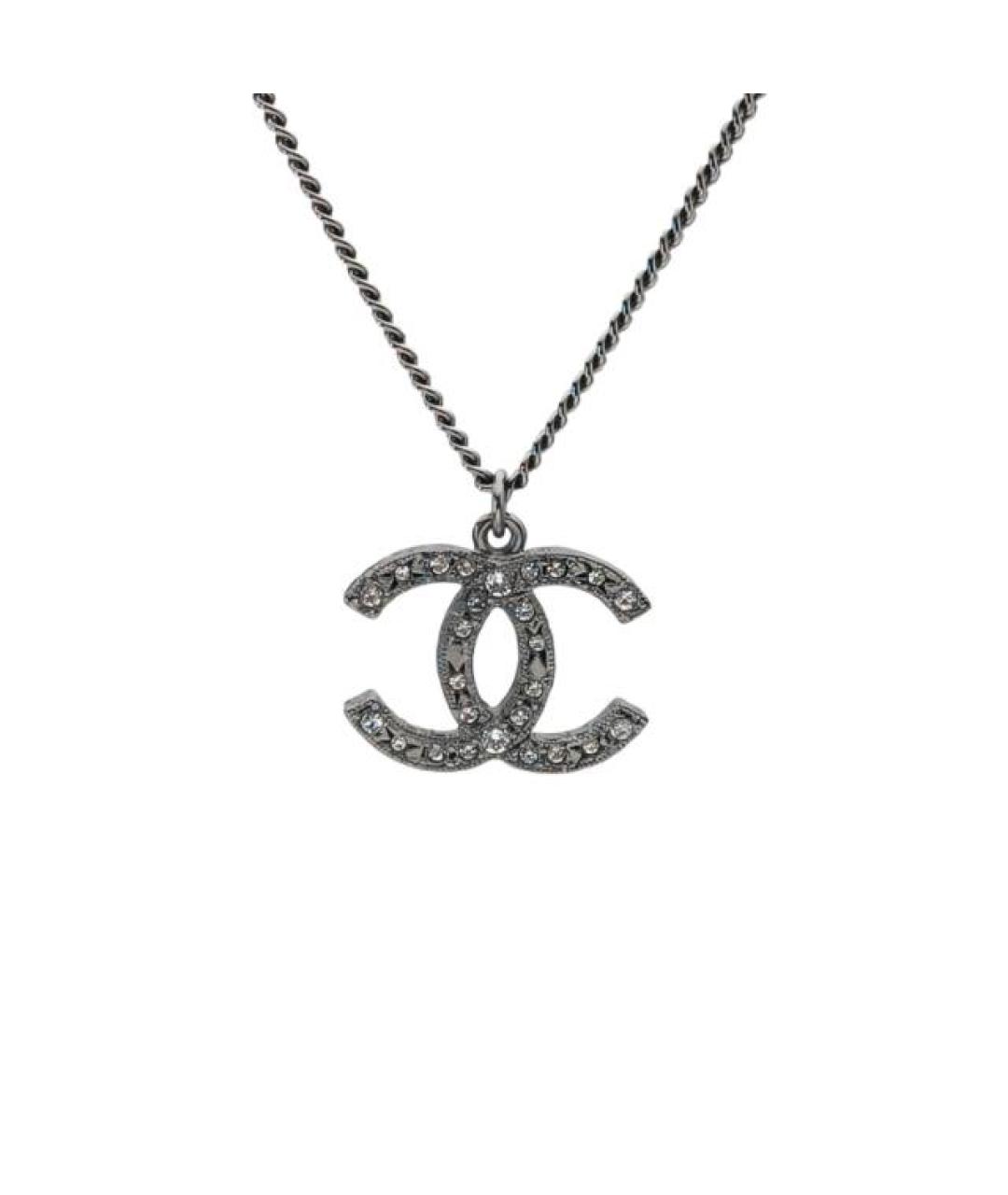 CHANEL Серебряная металлическая подвеска, фото 1