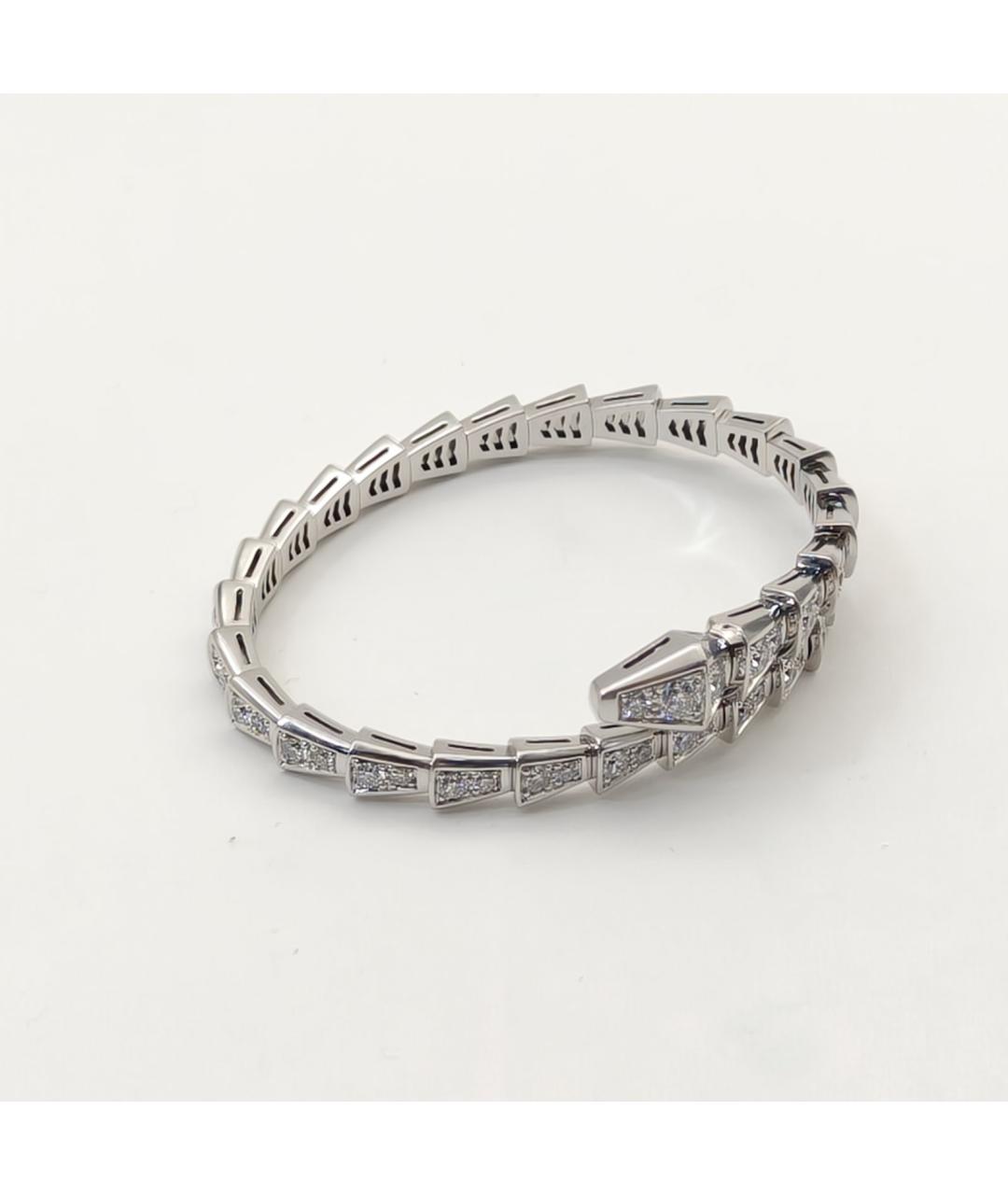 BVLGARI Серебрянный браслет из белого золота, фото 6