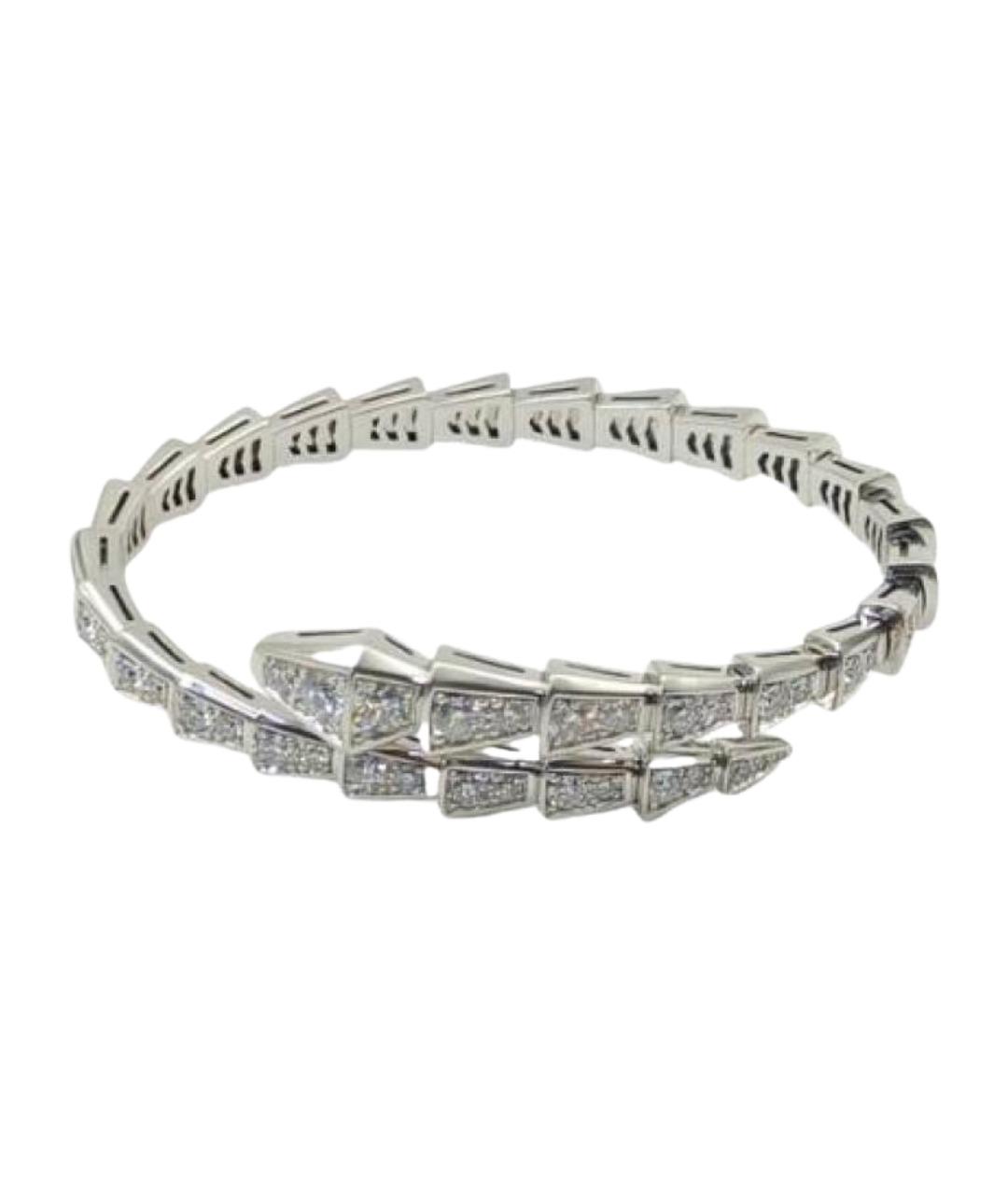 BVLGARI Серебрянный браслет из белого золота, фото 1