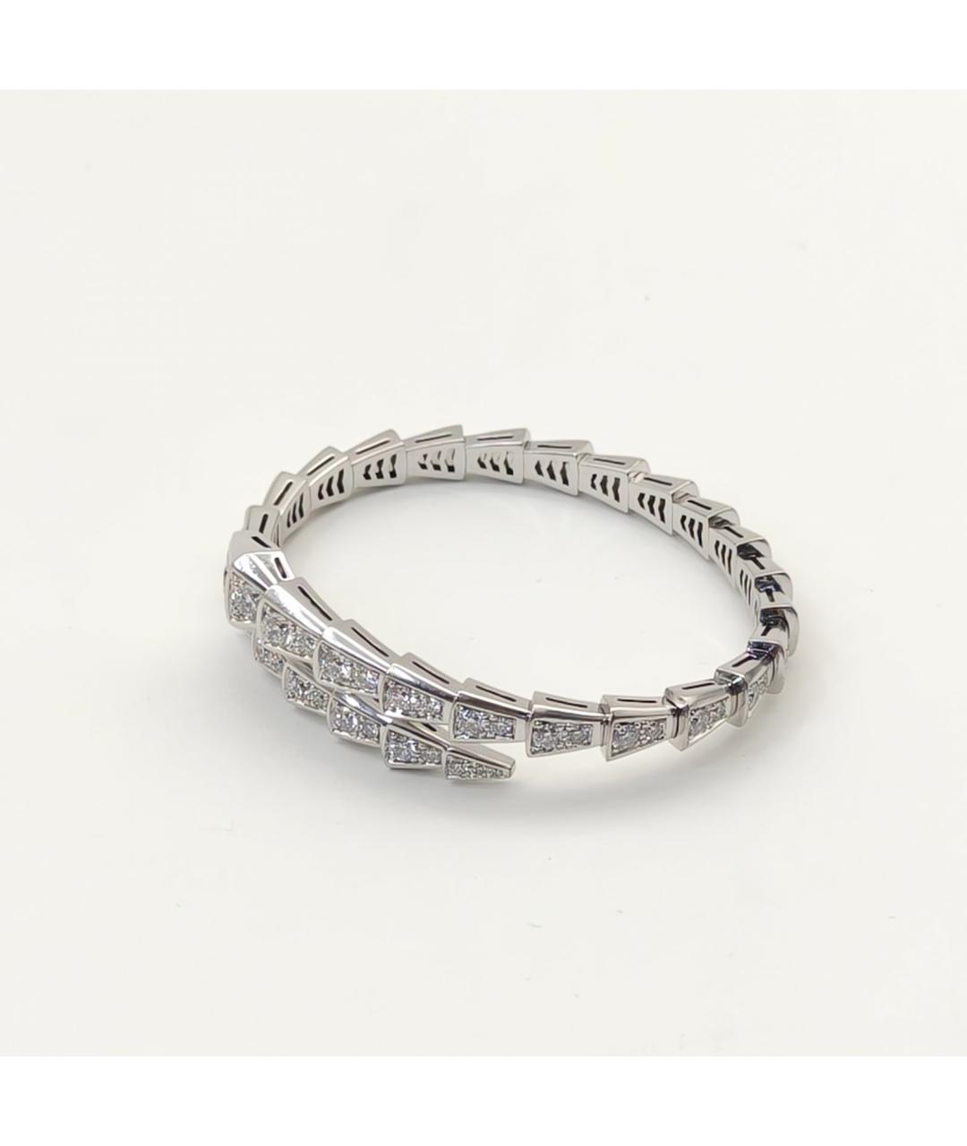 BVLGARI Серебрянный браслет из белого золота, фото 4