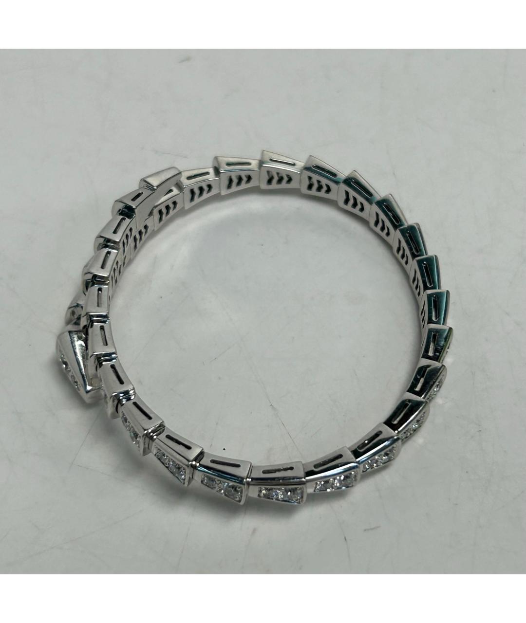 BVLGARI Серебрянный браслет из белого золота, фото 8