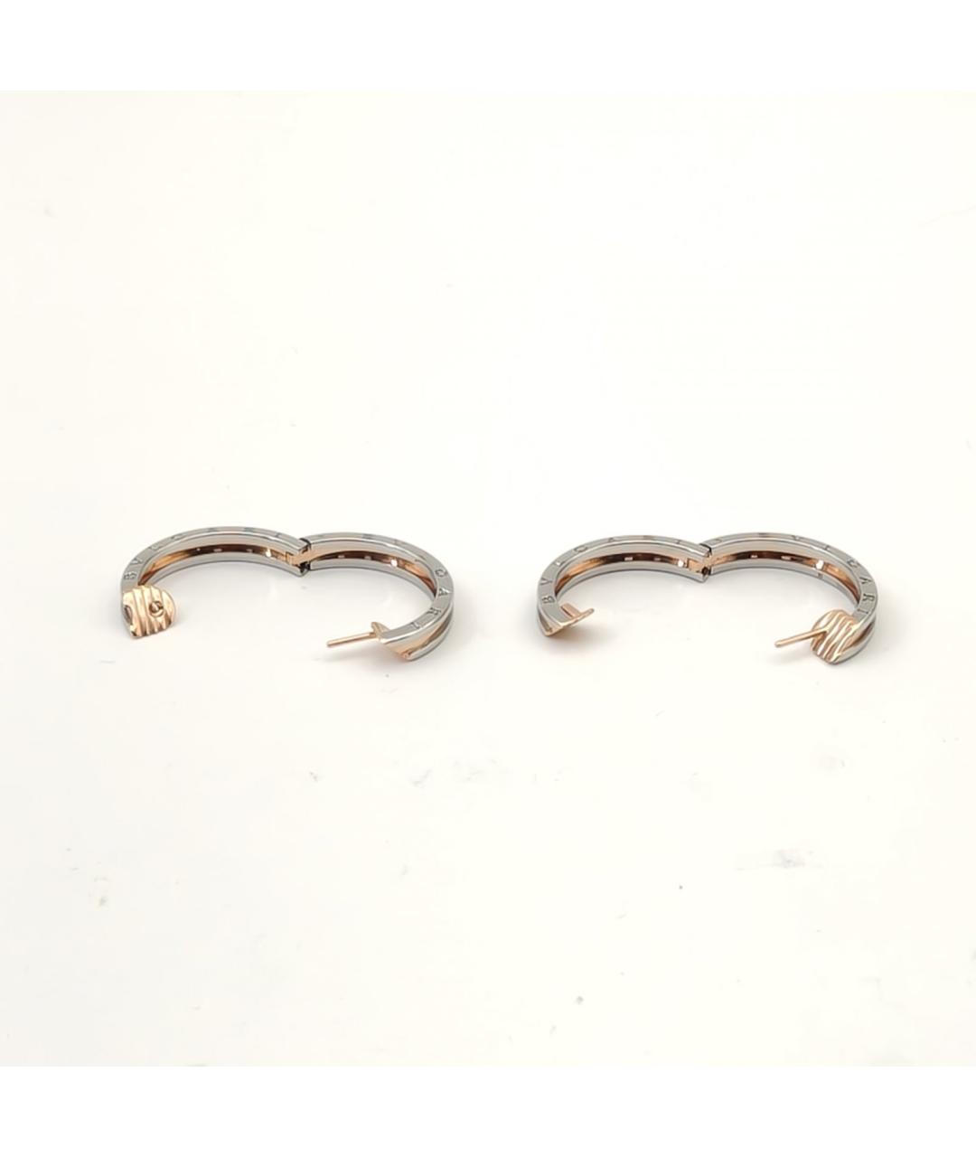 BVLGARI Золотые серьги из розового золота, фото 6