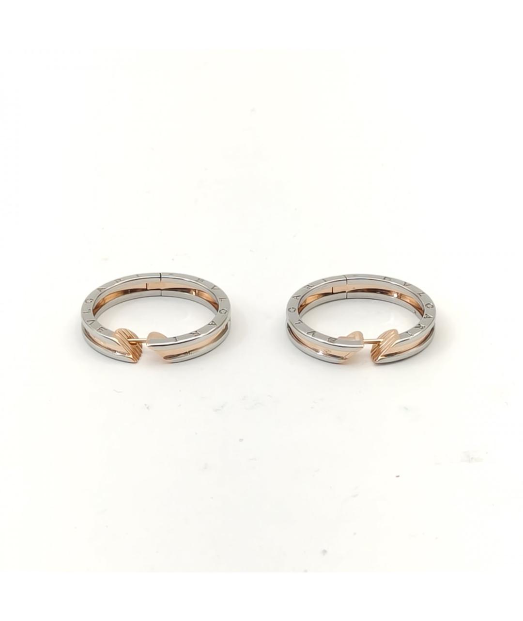 BVLGARI Золотые серьги из розового золота, фото 5