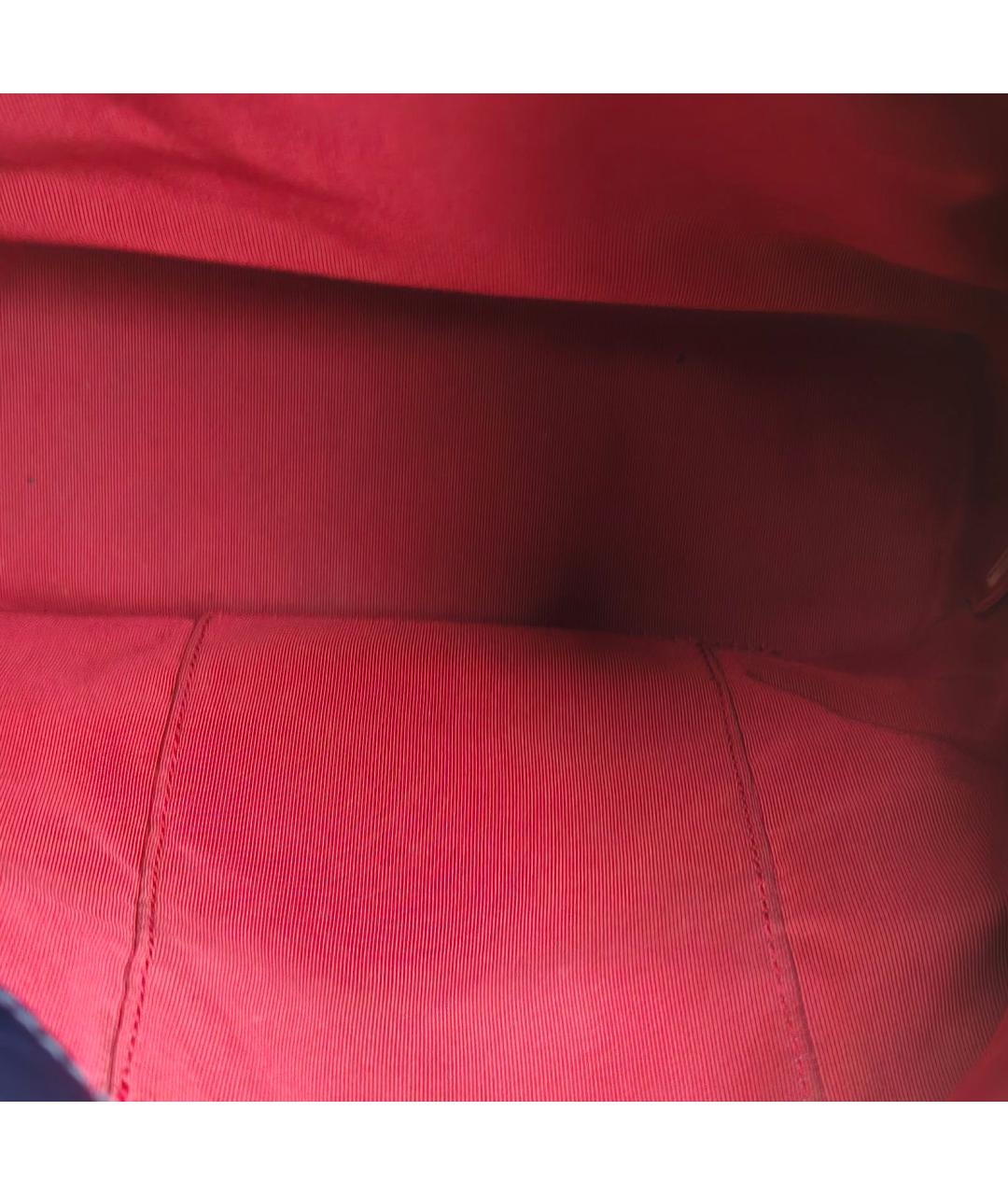 CHANEL Темно-синяя кожаная сумка через плечо, фото 8