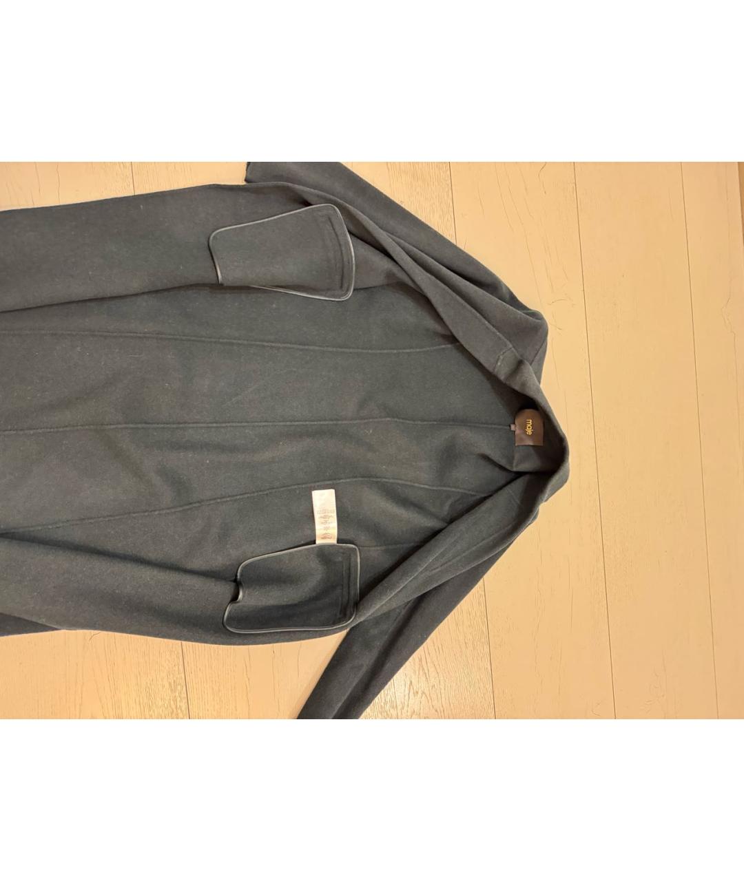 MAJE Зеленые шерстяное пальто, фото 2