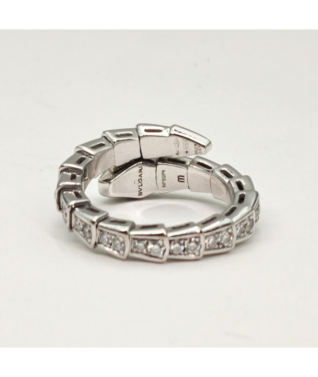 BVLGARI Серебряное кольцо из белого золота, фото 5