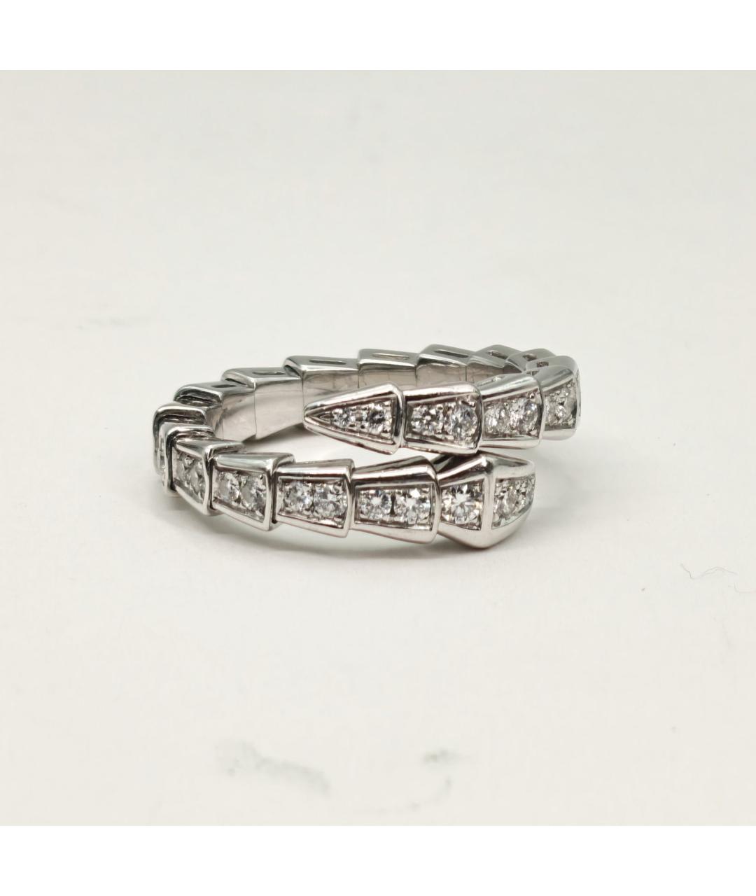 BVLGARI Серебряное кольцо из белого золота, фото 4