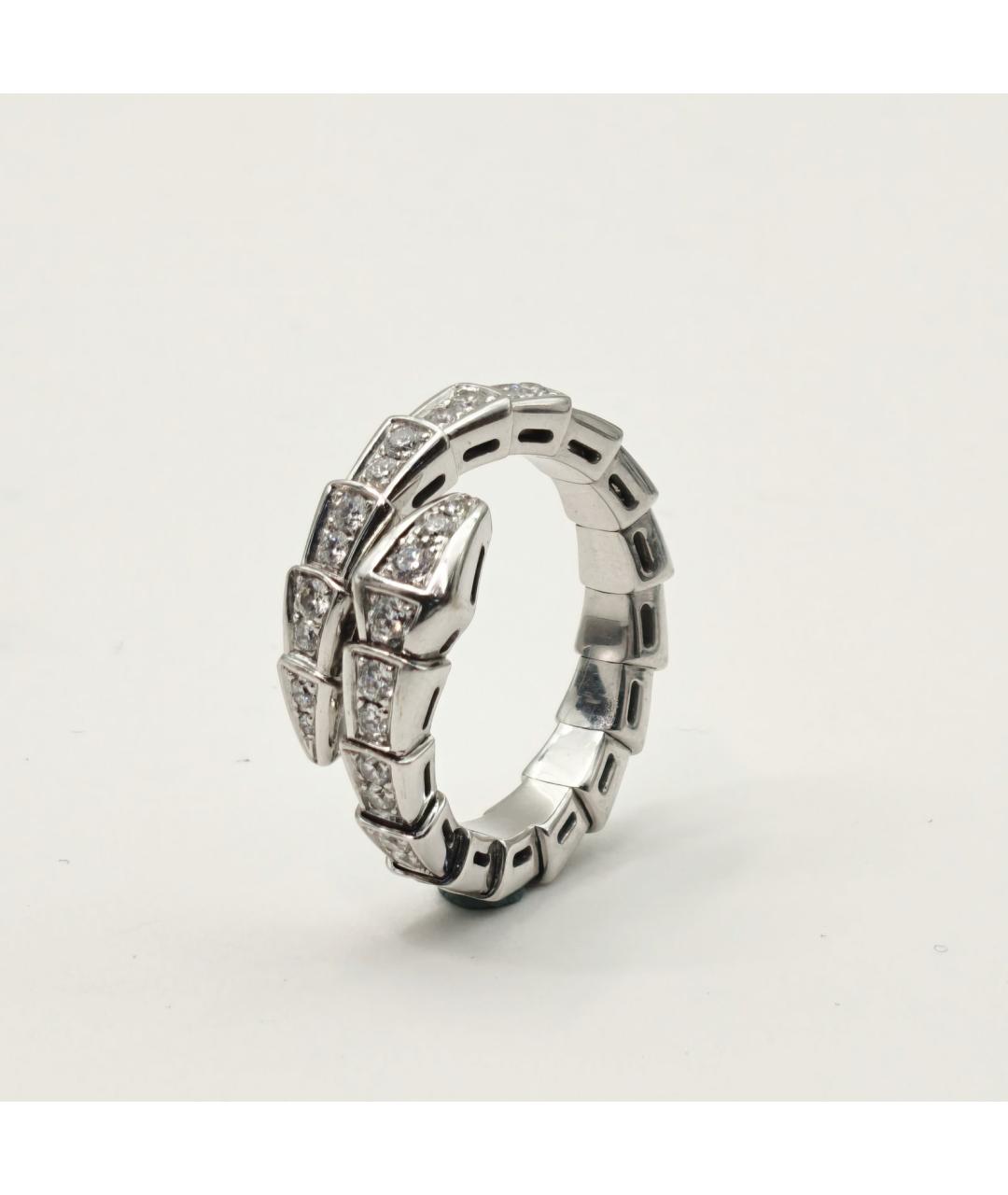 BVLGARI Серебряное кольцо из белого золота, фото 2