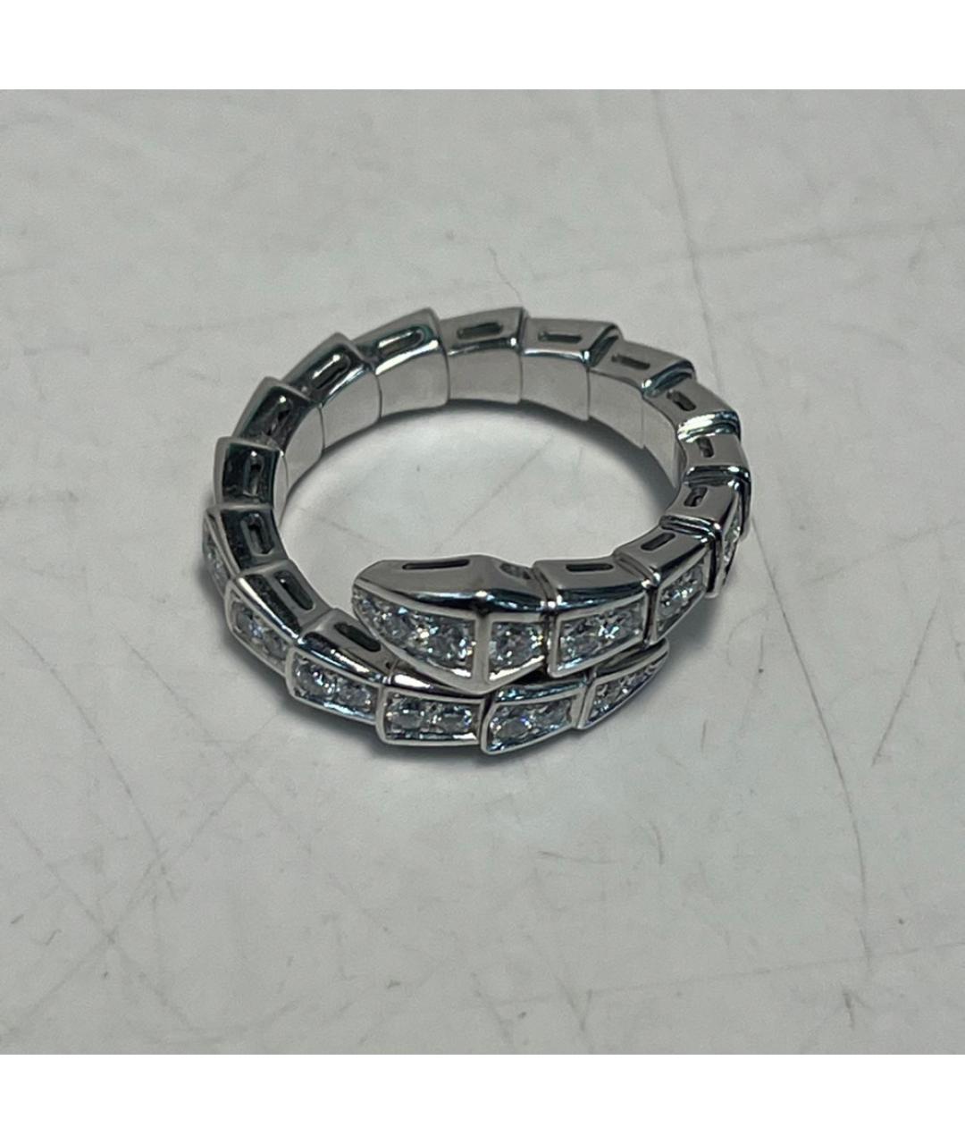 BVLGARI Серебряное кольцо из белого золота, фото 7