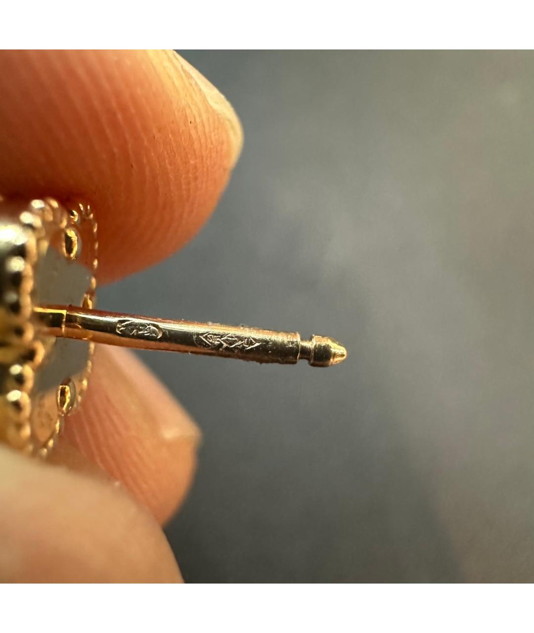 VAN CLEEF & ARPELS Золотые серьги из желтого золота, фото 9