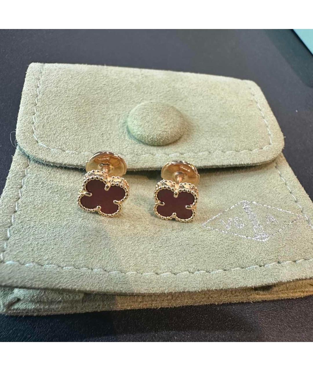 VAN CLEEF & ARPELS Золотые серьги из желтого золота, фото 5