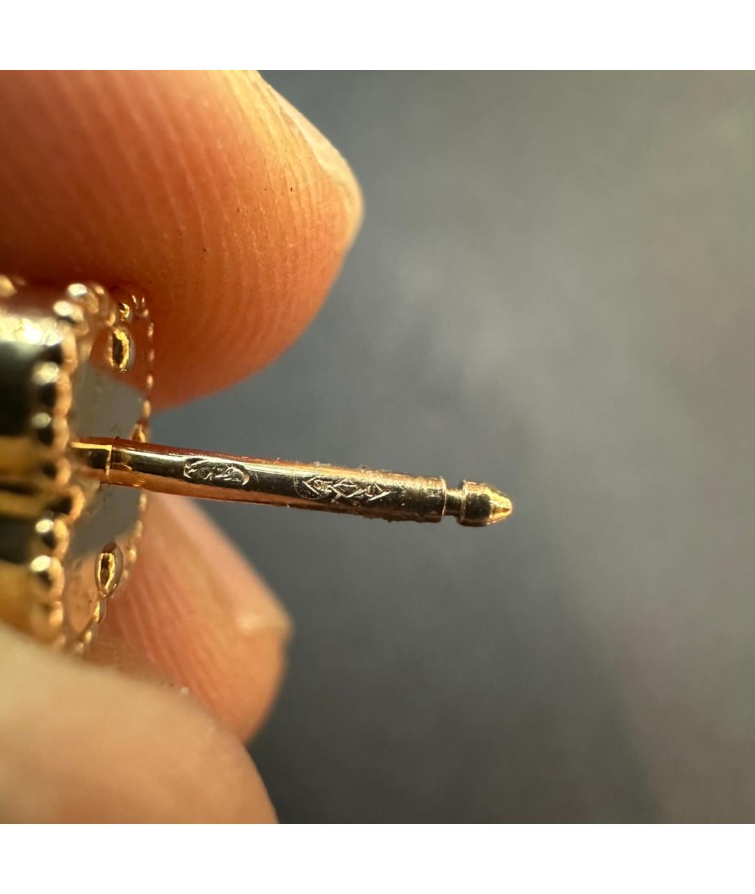 VAN CLEEF & ARPELS Золотые серьги из желтого золота, фото 6