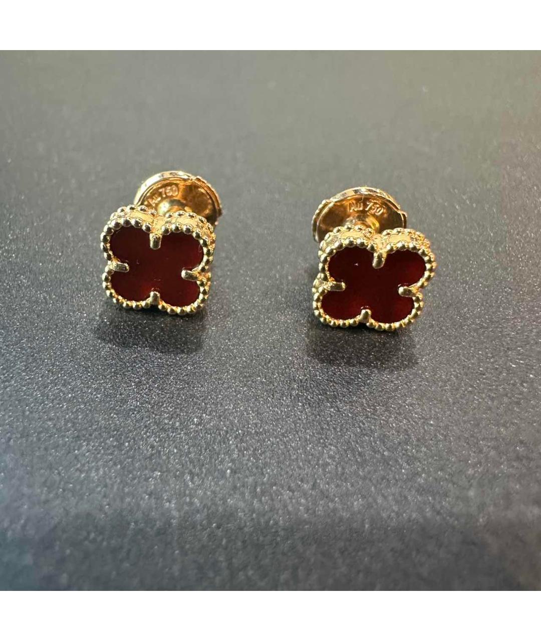 VAN CLEEF & ARPELS Золотые серьги из желтого золота, фото 10