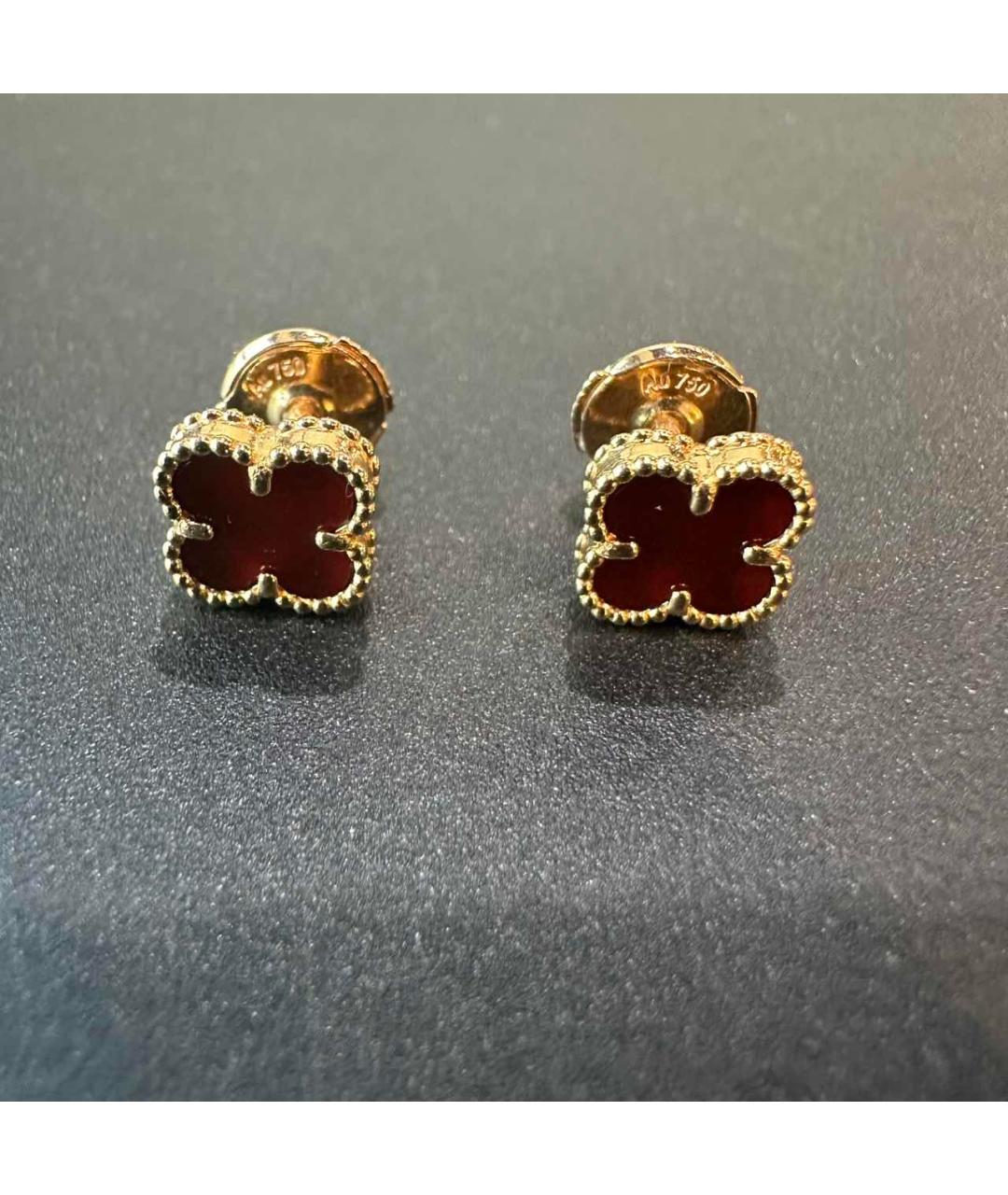 VAN CLEEF & ARPELS Золотые серьги из желтого золота, фото 8