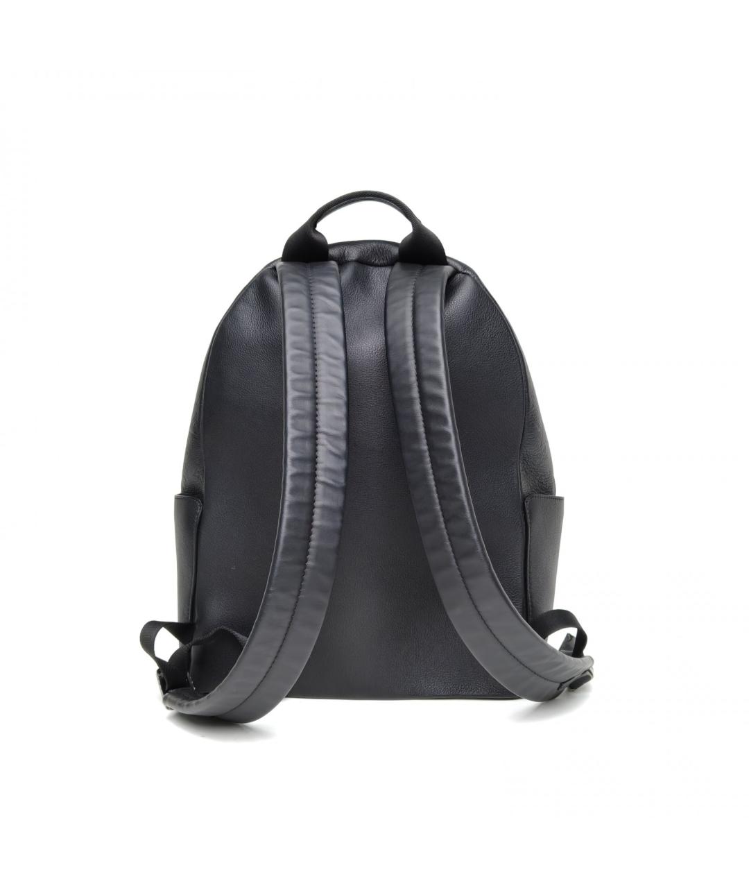 LOUIS VUITTON Черный кожаный рюкзак, фото 7