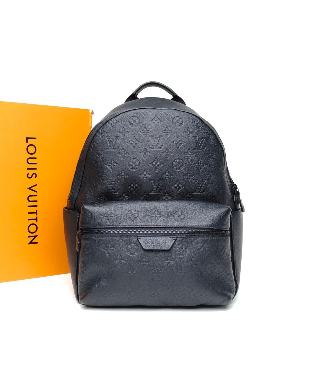 LOUIS VUITTON Черный кожаный рюкзак, фото 4