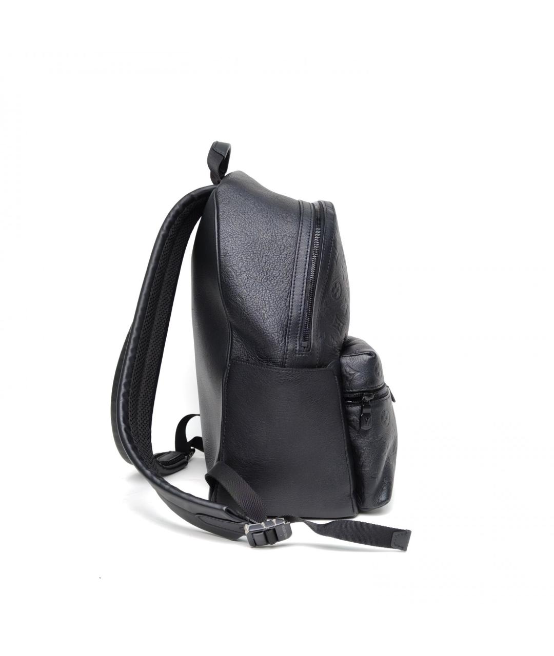 LOUIS VUITTON Черный кожаный рюкзак, фото 8