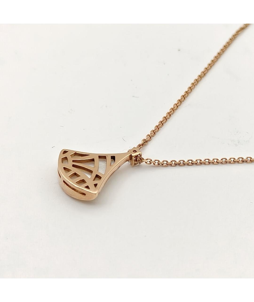 BVLGARI Золотое колье из розового золота, фото 5