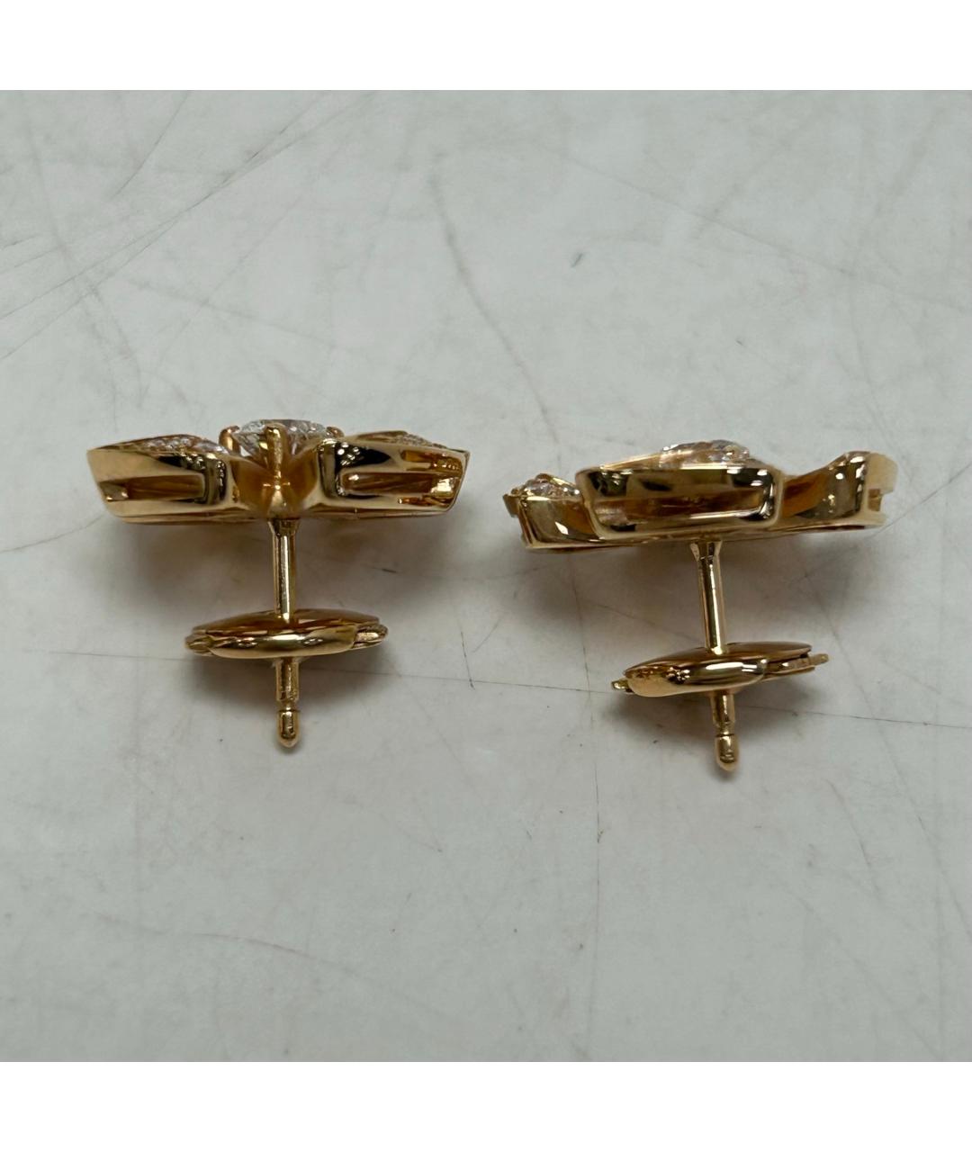 BVLGARI Золотые серьги из розового золота, фото 8