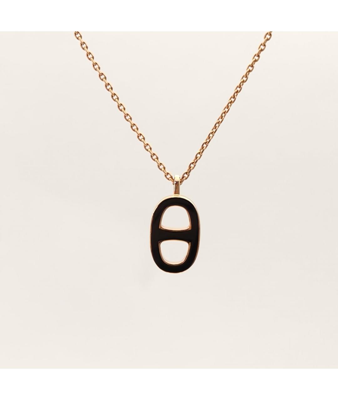 HERMES Золотая металлическая цепочка, фото 3