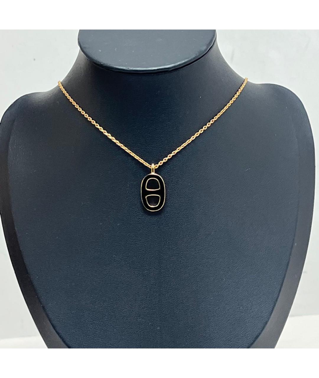 HERMES Золотая металлическая цепочка, фото 9