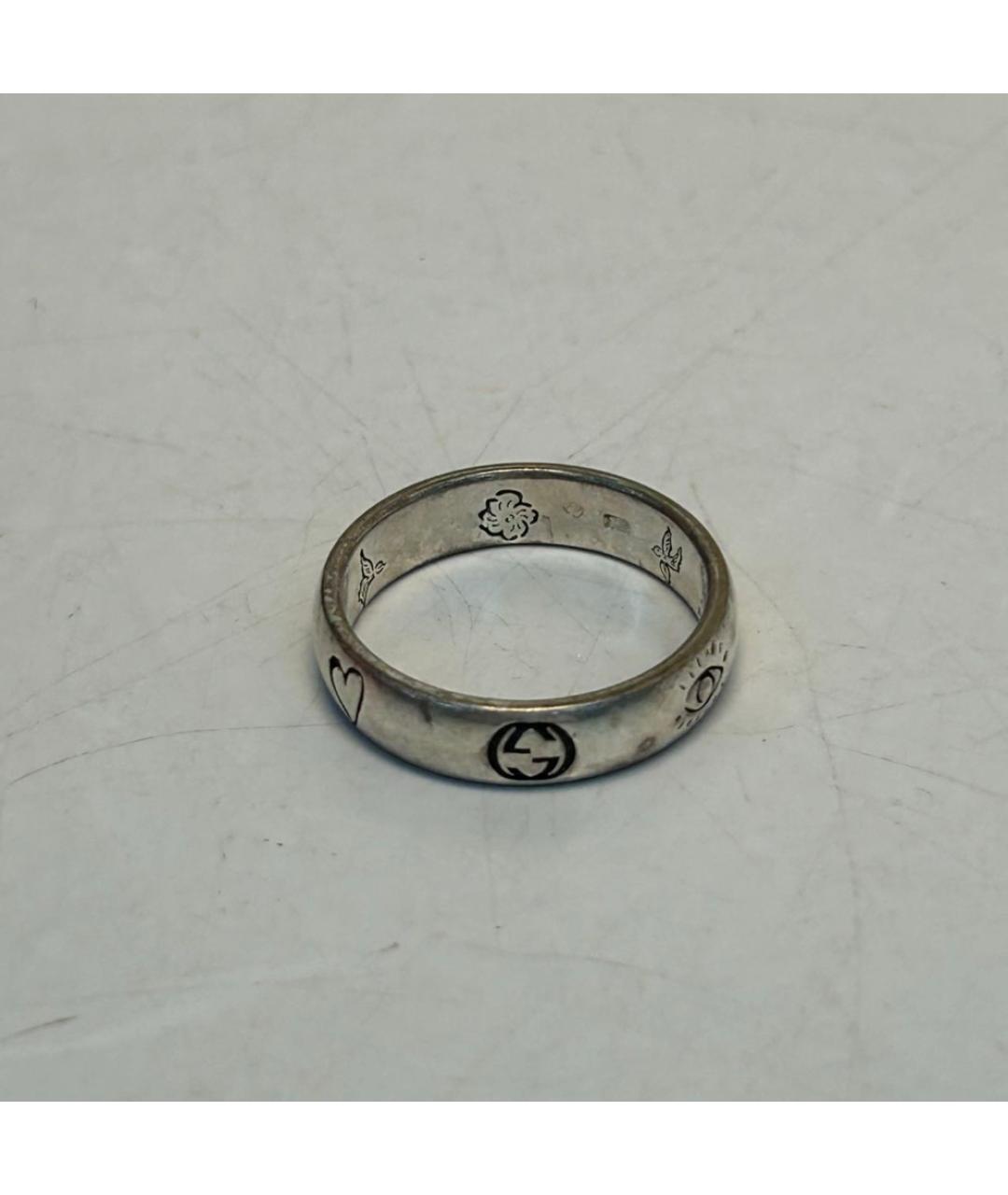 GUCCI Серебряное серебряное кольцо, фото 7