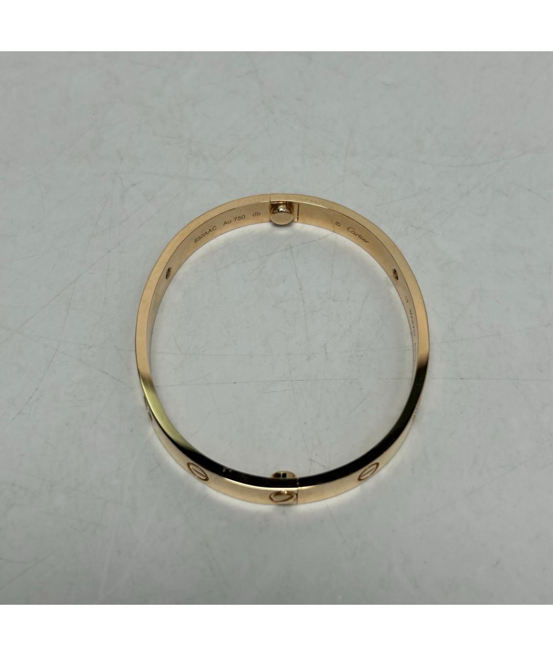 CARTIER Золотой браслет из розового золота, фото 3